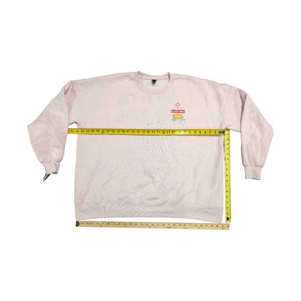 ⭐C7 Wild Fable Women Pink Sweatshirt Madeira Portugal /Beachfront Hotel Size XL - Picture 3 of 7